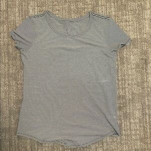 Lulu lemonStriped Black and White Women's Top